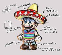 Mario dans son sombrero et poncho