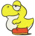 Bebe yoshi amarillo SMW