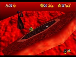 SM64 Screenshot Bowsers Lavasee 2