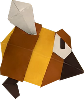 Abejorro de Origami