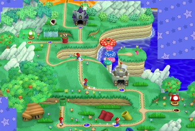 Super Mario Bros U Deluxe Acorn Plains Background OST by Garfler