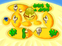 Plan du Désert des Statues