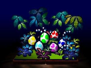 Yoshi Egg Minigame and Lucky Flower Effect