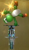 MKW Screenshot Yoshi Sprungturbo Bike 1