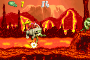 DKC2GBA Screenshot Heißer Ritt 2