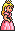 Princess Peach's sprite for Super Mario Bros. 3