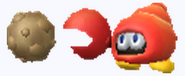 Sprite de un Rocangrejo lanzando arena de New Super Mario Bros. Wii