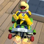MK8D Screenshot Bowser Jr. Sprungturbo 1