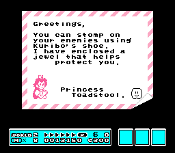 Princess Peach's Letter - World 2 - Super Mario Bros. 3 (PRGO)