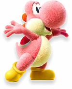 Pink Yoshi YCW.png (149 KB) Yoshi's Crafted World