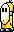 Super Mario World 2: Yoshi's Island sprite (yellow)