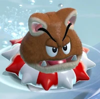 SM3DWBF Screenshot Katzen-Schwimmring-Gumba