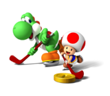 Yoshi en Mario Sports Mix
