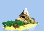 Donkey Kong Island model