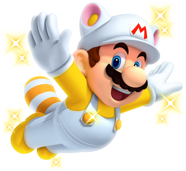 Sticker Super Mario Raccoon