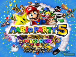 Mario Party 5 Title Screen