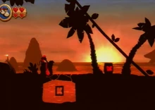 DKCR Screenshot 1-4 Küste im Dämmerlicht K