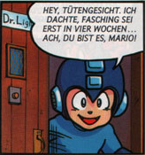 Mega Man en Club Nintendo Cómics.