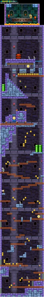 NSMB W6-Tower 2 Map