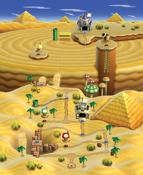 super mario bros wii worlds