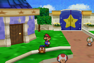 Outside Merlon's House (Paper Mario)