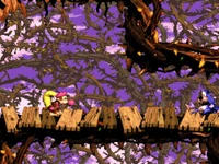 DKC2 Screenshot Dornenlauf