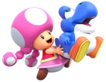 NewSuperMarioBrosUDeluxe ToadetteBubbleBabyYoshi.png (868 kB) Artwork en New Super Mario Bros. U Deluxe