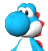 Hellblauer Yoshi