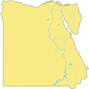 Egipt mapa