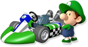 MKWii BabyLuigi