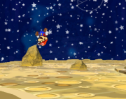 Mario Shoots the Moon