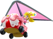 Peach with Super Glider MK7 artwork.png (6.4 MB) Princess Peach's Birthday Girl, equipped with her Super Glider.