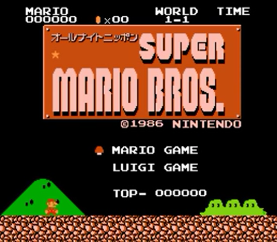 super mario bros 1986