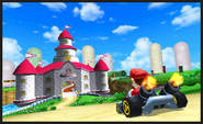 Castillo de Peach en MK7.