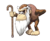 A Cranky Kong sticker.