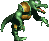 Donkey Kong Country sprite (green)