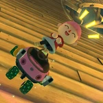 MK8 Screenshot Bewohnerin Sprungturbo Kart 1