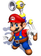 SMS Artwork Mario mit Dreckweg