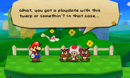 Toad as seen in Paper Mario: Sticker Star.