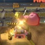 MK8 Screenshot Prinzessin Peach Sprungturbo Kart 1