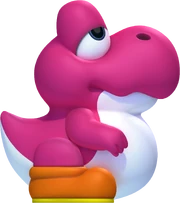 A Balloon Baby Yoshi in New Super Mario Bros