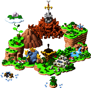 SMRPG Sprite Weltenkarte