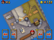 The locations of the Silver Stars, as seen on the mini-map
