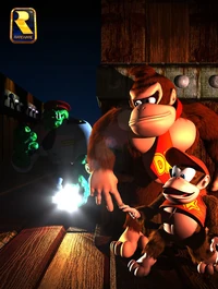 DK64 Artwork Donkey Diddy Kop