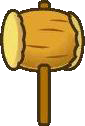 The basic Hammer from Paper Mario: The Thousand Year Door.