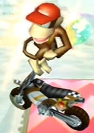 MKW Screenshot Diddy Kong Sprungturbo Bike 4