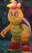 A hatless Fire Bro in Super Mario Odyssey