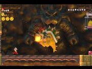 Fire Mario Running from Bowser