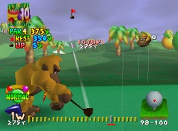 Yoshi's Island in Mario Golf