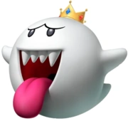 Artwork del Rey Boo en Mario Super Sluggers